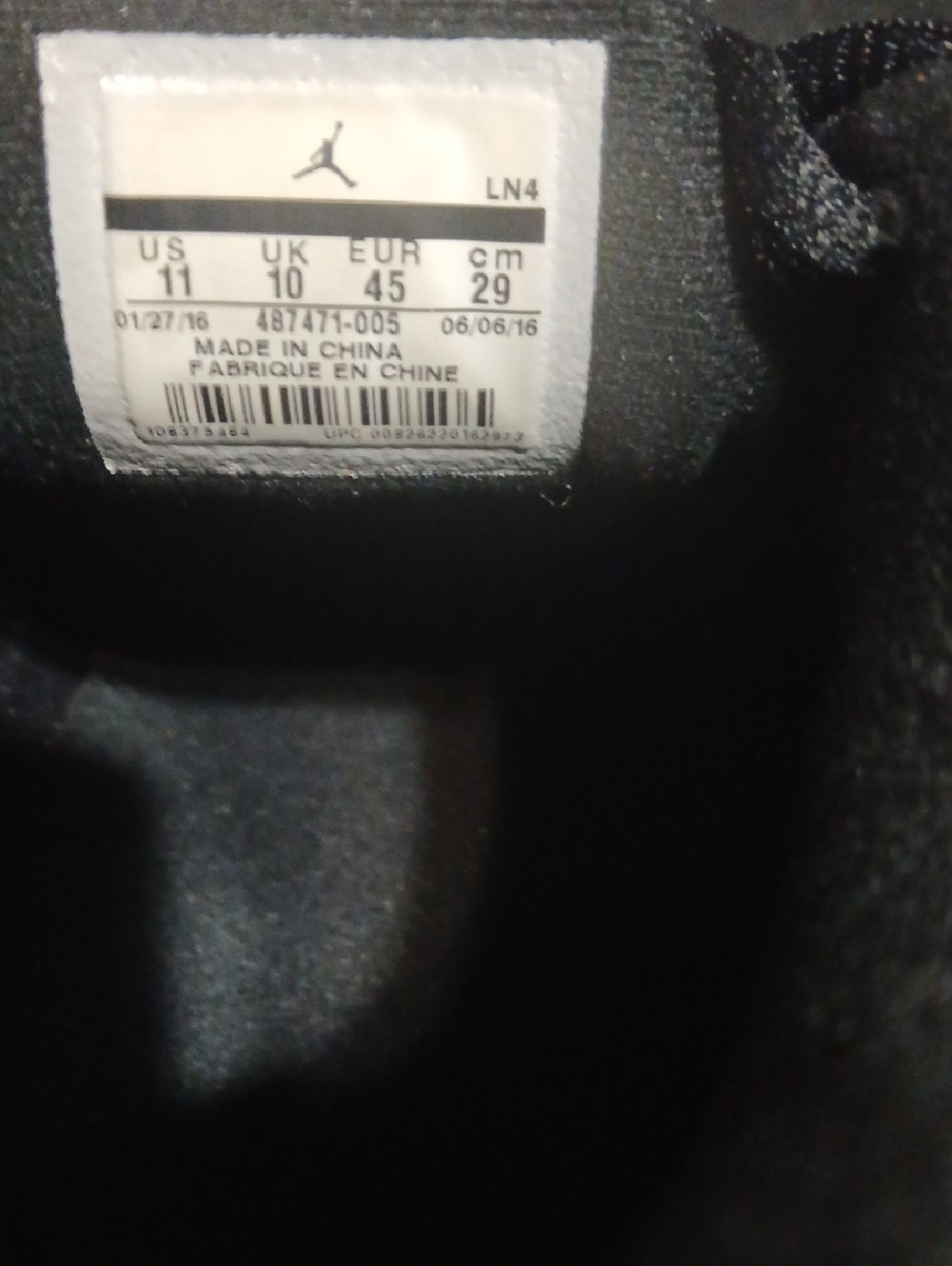 Air Jordan 14 Retro "INDIGLO" 2016 Men-11 100% Authentic! - Picture 6 of 12